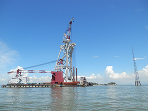 珠海桂山海上风电场风机基础试桩项目