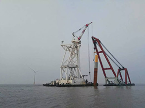 中电投江苏滨海100MW海上风电场项目
